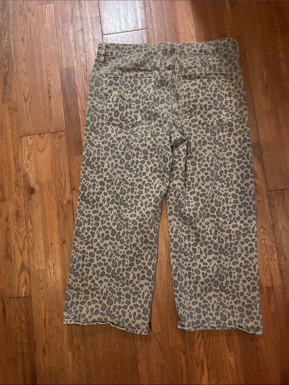 American Eagle Leopard Print Jeans 14 Short - Picture 8 of 8